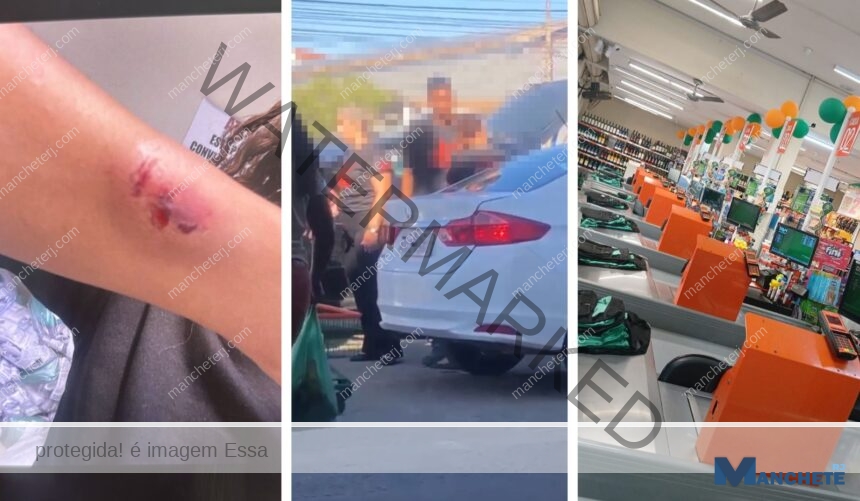 Funcionária de supermercado em Itaperuna que teria sido mordida e agredida por cliente é demitida