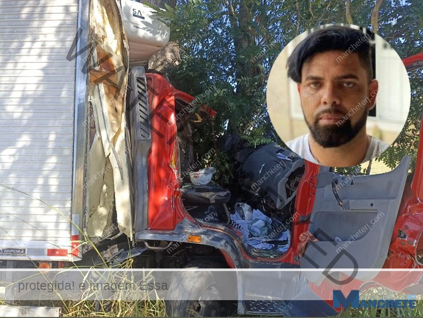 Morre motorista de caminhão que se envolveu em grave acidente na BR-356, em Cardoso Moreira