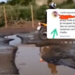 Wladimir Garotinho culpa carretas do SuperBom por crateras em estrada de Campos