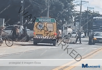 Homem fica ferido após ser atropelado na BR-101, em Campos