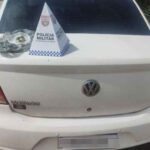 PM apreende veículo utilizado no duplo homicídio em São Francisco de Itabapoana