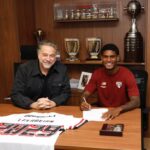Campista Lucas Ferreira renova com o São Paulo; novo contrato tem multa rescisória para clubes estrangeiros avaliada em mais de R$ 627 milhões