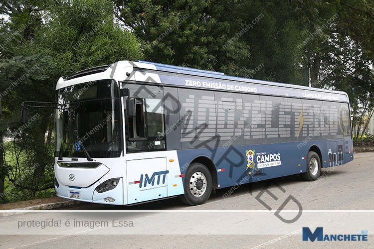 IMTT divulga itinerário da terceira semana de testes do ônibus elétrico em Campos