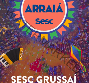 Tradicional arraiá do Sesc de Grussaí começa neste sábado com diversas atrações