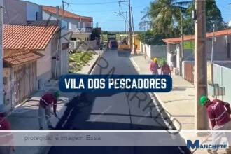 Após cobrar dinheiro do Estado, Wladimir comemora obra do Estado na Vila dos Pescadores do Farol