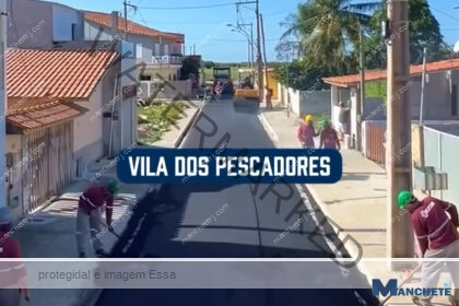 Após cobrar dinheiro do Estado, Wladimir comemora obra do Estado na Vila dos Pescadores do Farol