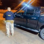 Caminhonete furtada no Rio de Janeiro é recuperada em Campos pela PRF; motorista foi preso