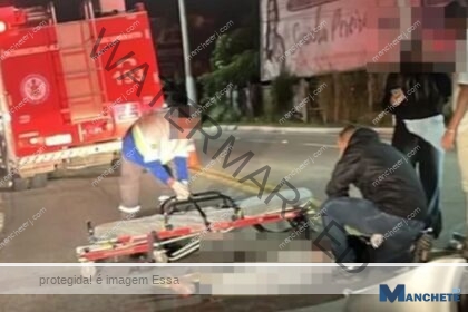 Acidente envolvendo carro e moto deixa dois feridos na BR-356