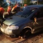Uma semana após grave acidente, mais uma ocorrência é registrada na Av. Arthur Bernades