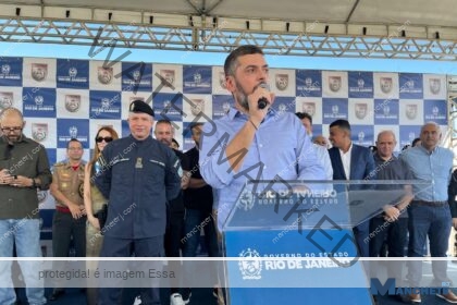 Em Campos, Rodrigo Bacellar lança pedra fundamental da Policlínica da PM  e inaugura destacamento do Bombeiro em Farol