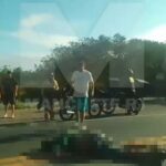 Homem fica ferido após ser atropelado por uma moto na BR-101, em Campos