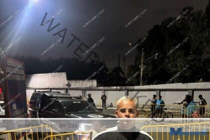 Horas antes de ser preso por extorsão, influenciador campista foi em presídio no Rio comemorar liberdade de MC Poze