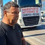 Manifestação de caminhoneiros é interrompida em Campos e gera protestos: “Estamos sendo prejudicados”