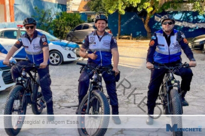 Segurança Presente de Campos recebe bicicletas elétricas para reforçar patrulhamento
