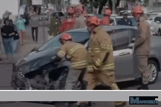 Acidente envolvendo dois carros é registrado em Campos