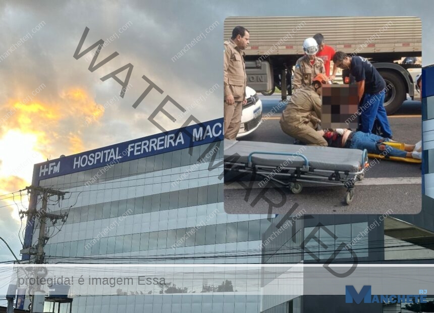 Morre no HFM mulher que foi atropelada por carro na BR-101 em Guarus