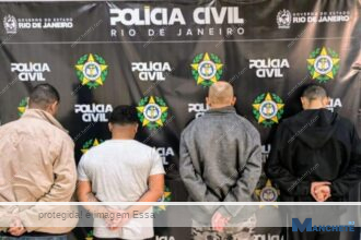Polícia Civil prende três homens por tráfico de drogas e um por roubo em Itaperuna