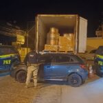 PRF impede roubo de carga e recupera dois veículos na BR-101