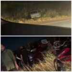 Mulher fica ferida após colisão entre dois carros na BR-356, entre Campos e SJB