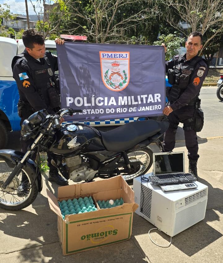 Políca prende homem que havia furtado caixas de ovo, ar condicionado e computador