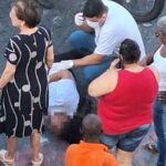 Ciclista fica ferida após acidente com carro no Centro de Campos