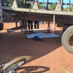 Jovem morre após acidente entre moto e caminhão em SFI