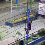Homem destrói câmeras de segurança pública em Macaé e acaba preso pela PM