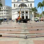 Após polêmica por danos na Praça São Salvador, organização da FEPE envia termo para a Prefeitura garantindo restauração da estrutura