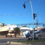 Vídeo mostra momento de acidente entre caminhonete e scooter elétrica na RJ-216, em campos