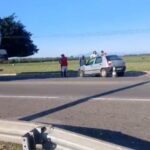 Engavetamento envolvendo três carros na BR-101, em Campos, deixa uma pessoa ferida