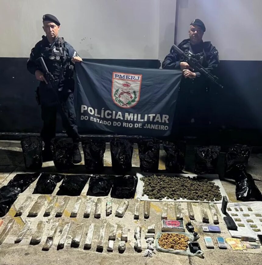 Ação da PM termina com três prisões e apreensões de diferentes tipos de drogas em Campos