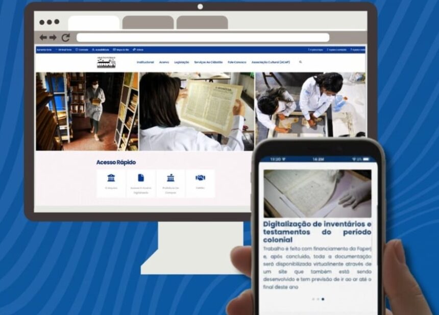 Arquivo Público de Campos lança novo site com acervo digital