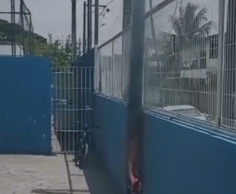 Princípio de incêndio atinge escola municipal em Campos