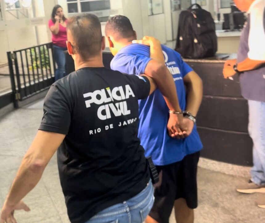 Polícia Civil prende homem acusado de matar companheira a pedradas em Campos Polícia Civil prende homem acusado de matar companheira a pedradas em Campos