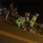 Adolescente morre após ser atropelada por van na BR-101 em Campos