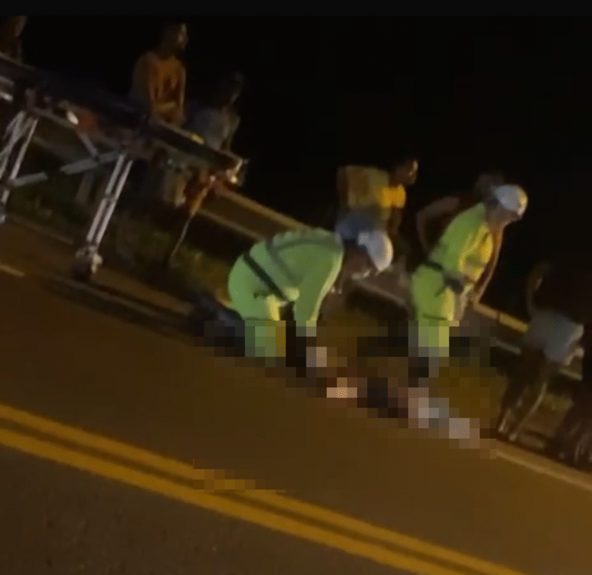 Adolescente morre após ser atropelada por van na BR-101 em Campos