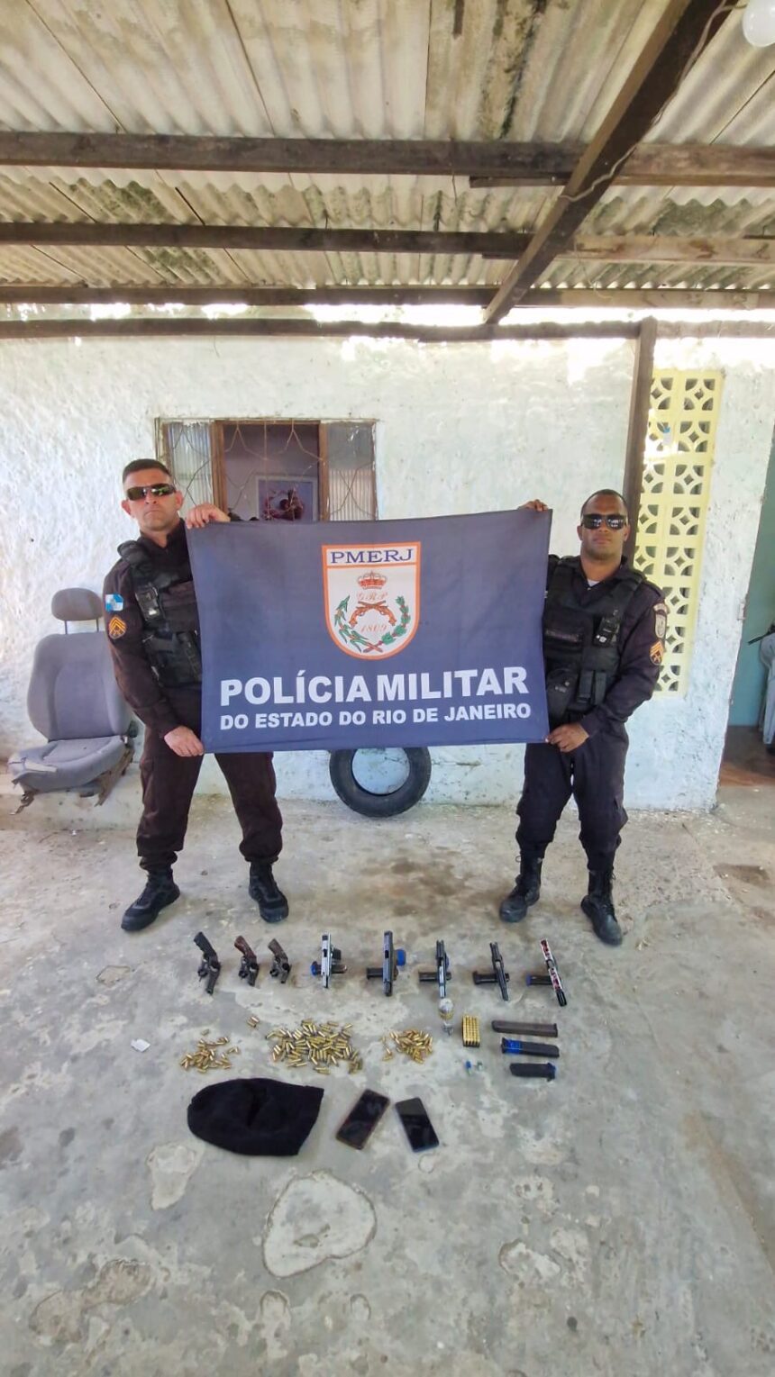 Ação policial contra guerra de facções em Campos tem 10 presos e diversas armas apreendidas