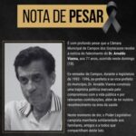 Câmara Municipal de Campos lamenta falecimento do ex-prefeito Dr. Arnaldo Vianna