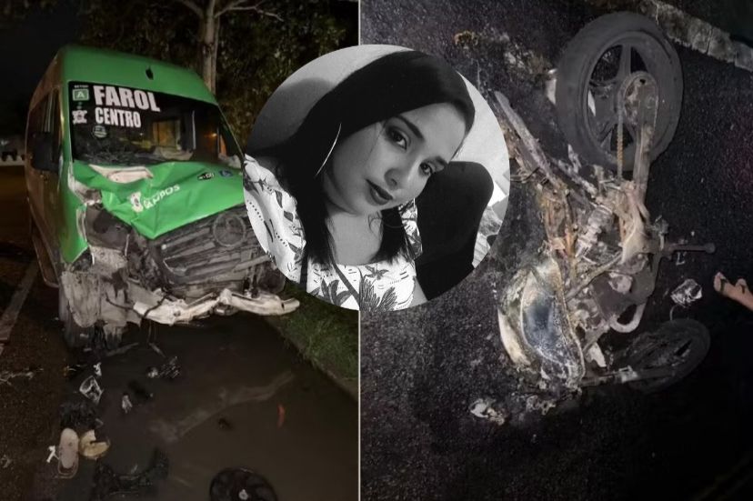 Morre mulher vítima de grave acidente entre van e moto na Baixada Campista