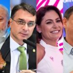 Pesquisa aponta empate de Lula com Flávio, Michelle e Tarcísio no 2º turno