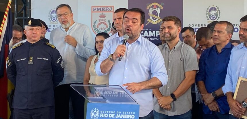 Governo do Estado anuncia local do Batalhão de Guarus e construção de escola cívico-militar em Campos