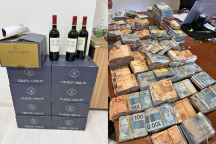 PF apreende milhões em espécie e R$ 40 mil em vinho durante operação