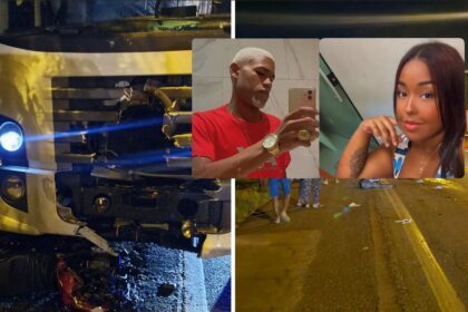 Identificado casal vítima de grave acidente entre caminhão e moto na BR-101 em Campos