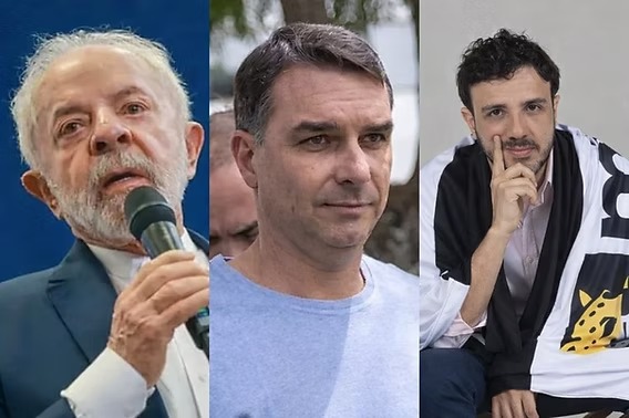 Pesquisa Atlas: Lula (44%), Flávio Bolsonaro (39%) e Renan Santos (5%)