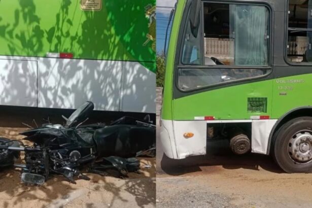 Motociclista é socorrido em estado grave após acidente com ônibus em Guarus