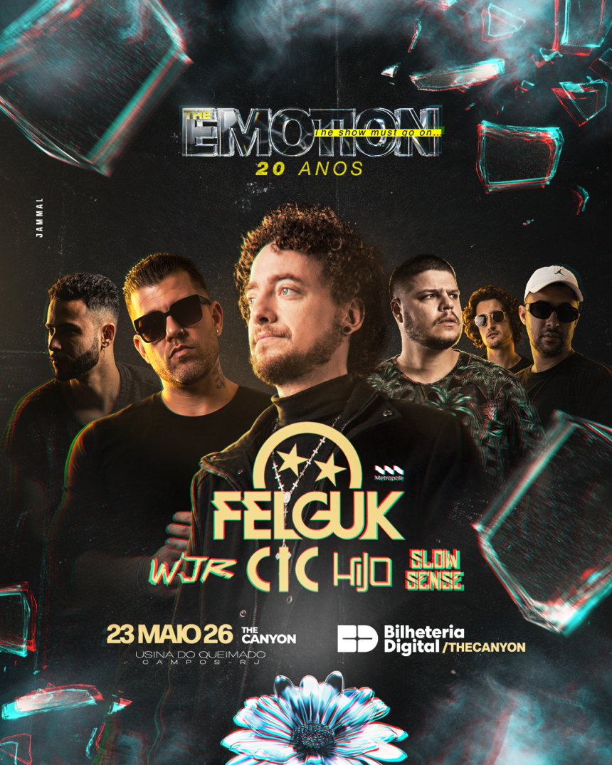 The Emotion comemora 20 anos com noite especial no The Canyon e presença de Felguk