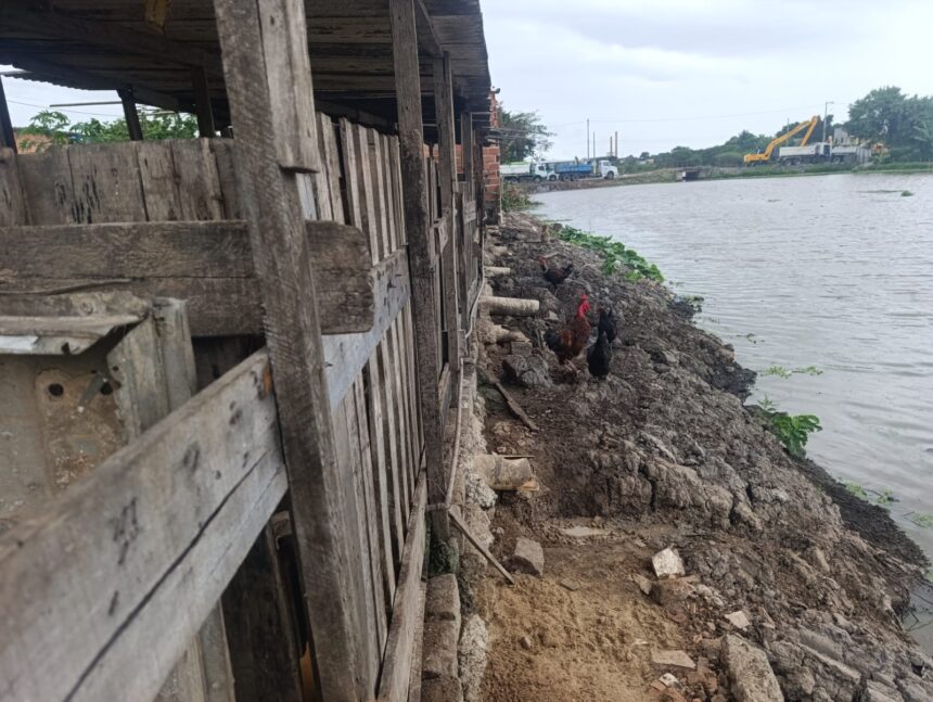 Polícia ambiental identifica chiqueiro ilegal às margens do Rio Paraíba do Sul em Campos