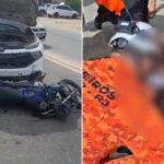 Morre no HFM motociclista vítima de grave acidente com carro na ‘Curva de Donana’, em Campos