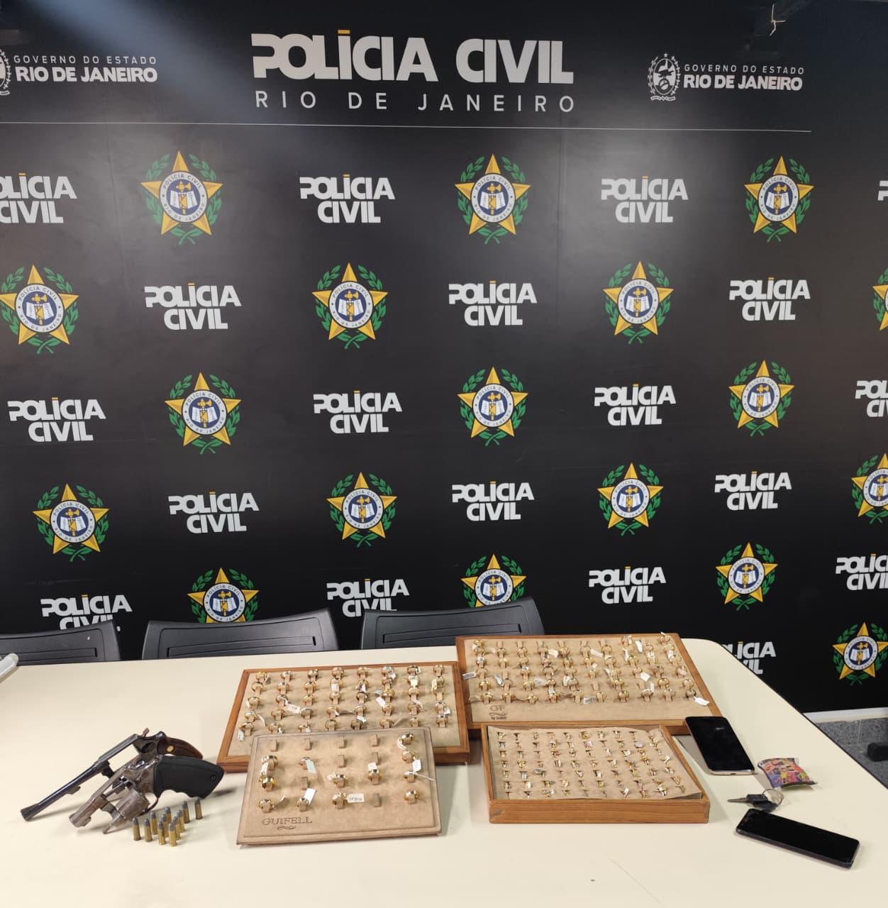 Assaltantes da Bahia são presos em fuga após roubarem R$ 100 mil em joias no Centro de Campos