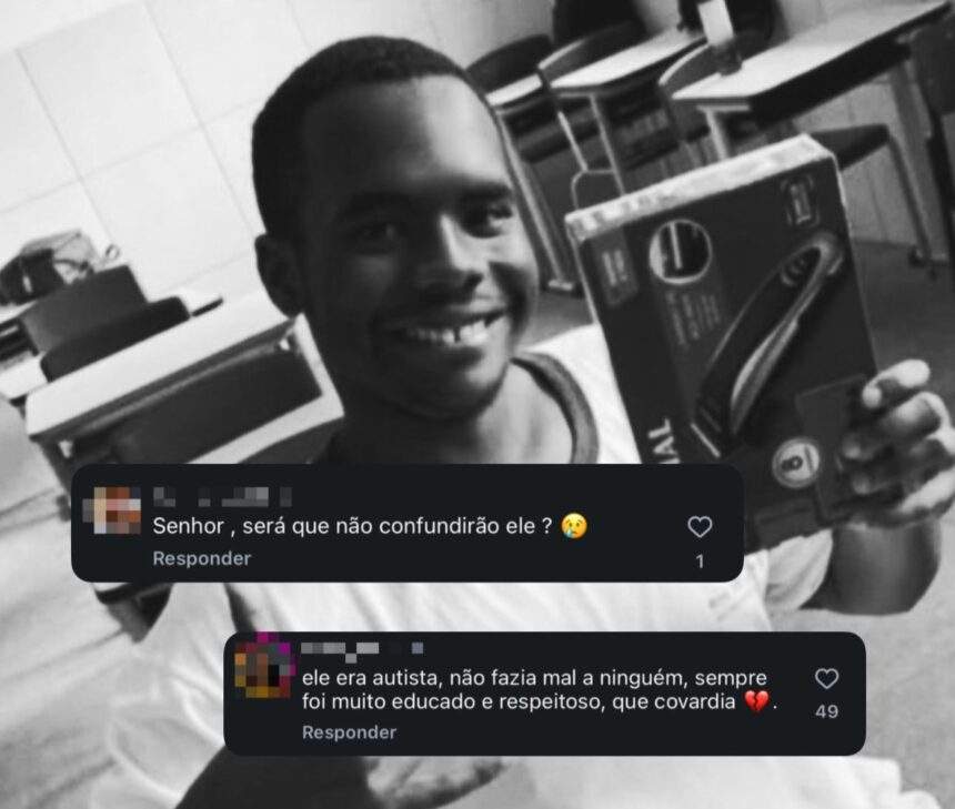 Amigos e familiares lamentam assassinato de jovem autista em Campos: “Era inocente” Amigos e familiares lamentam assassinato de jovem autista em Campos: “Era inocente”